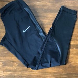 nike dry-fit running crop tights